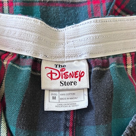 90s Disney Store Eeyore Medium Plaid Boxer Shorts Pajama Sleepwear Loungewear - Picture 4 of 6